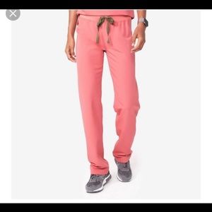 ISO Figs pink scrub pants in size small petite